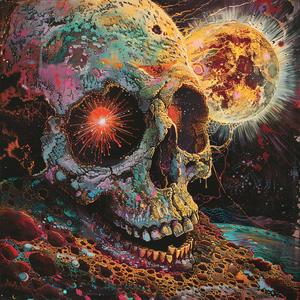 album  cover  moon  harsh  mistress  dark  occult  technicolor  surreal  symbolist 1079060