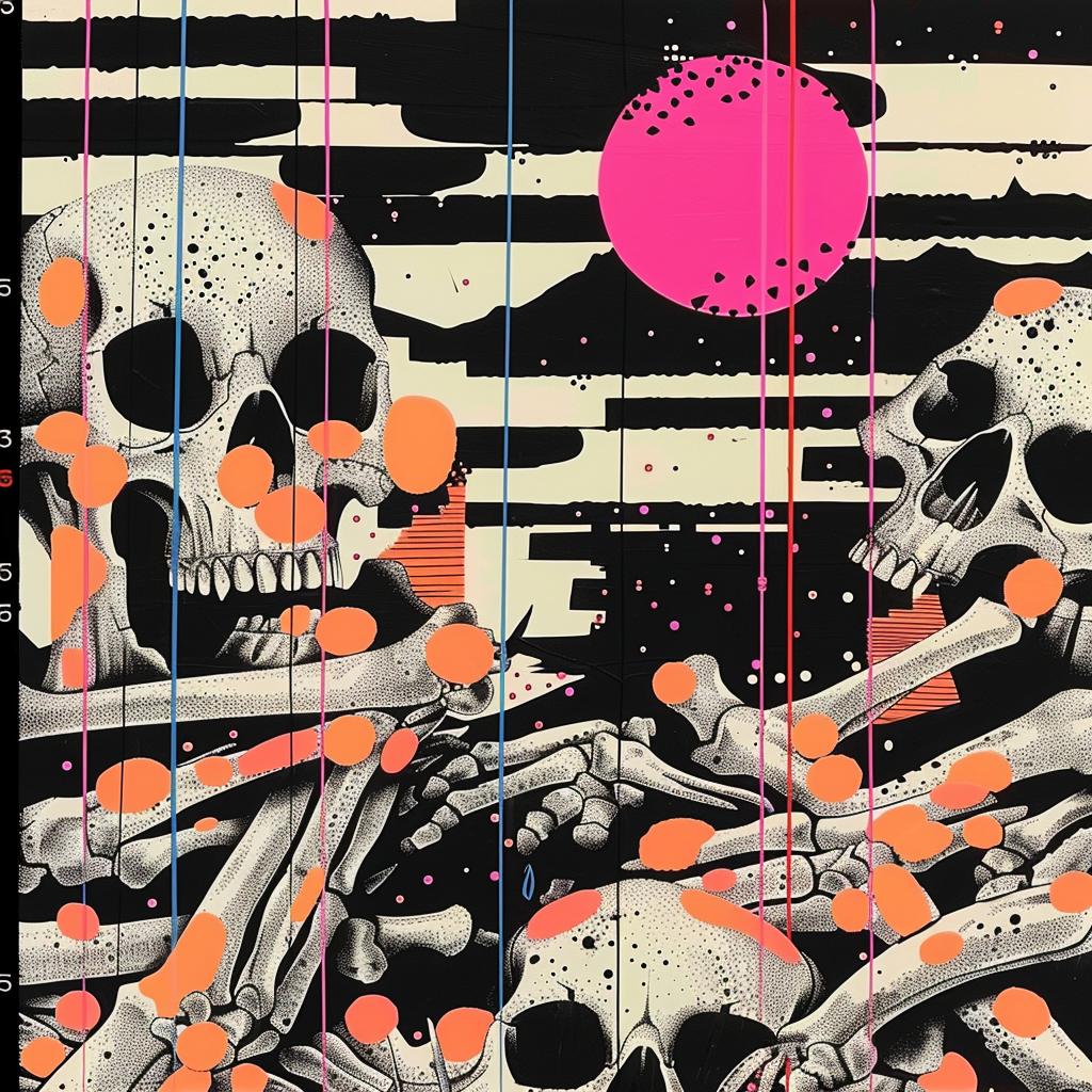 walrus  skeletons  perspective  dark  nighttime  arctic  space  cold  weather  Jean 1021108