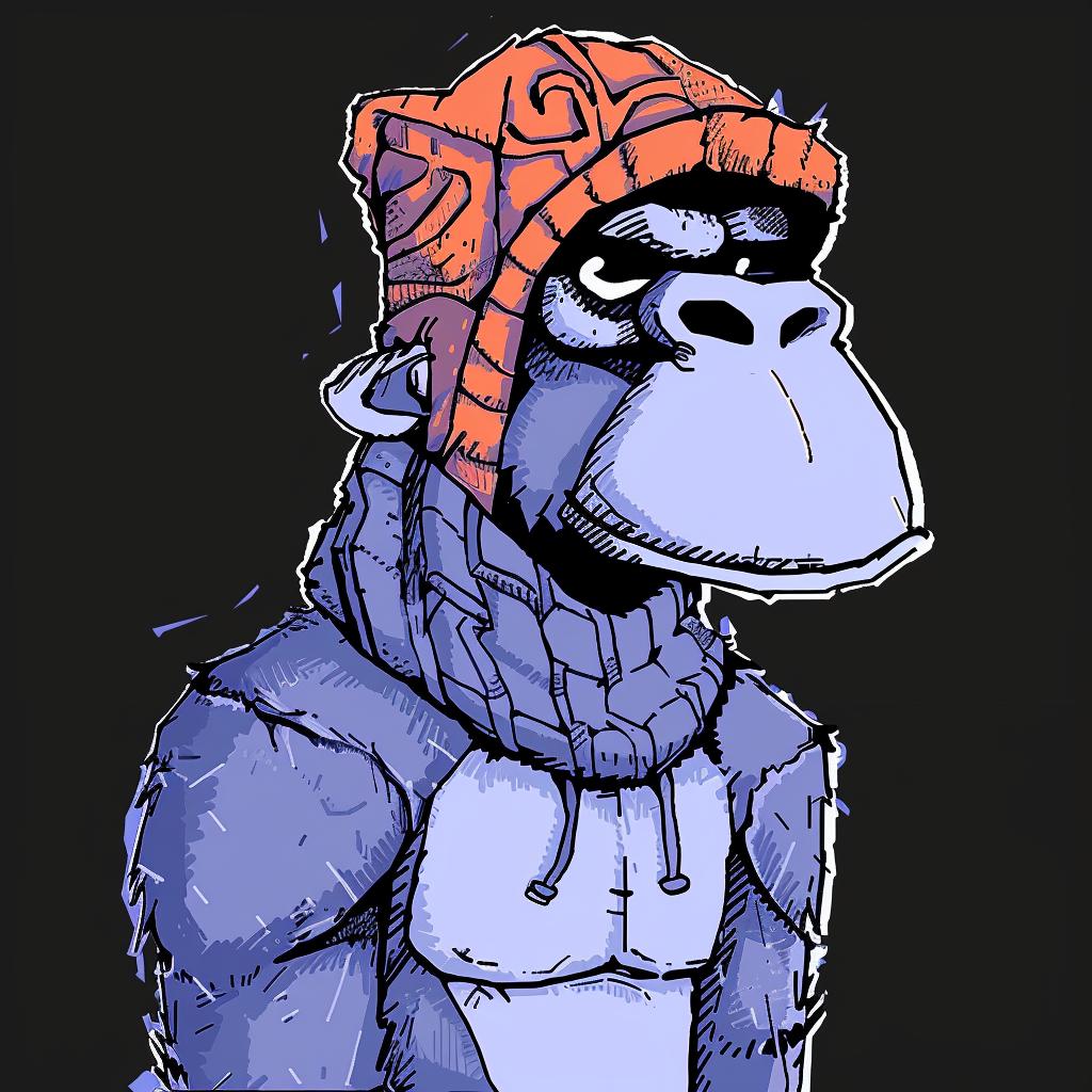 gorilla  cartoon  street  culture  hip-hop  animal  hat  scarf  simple  minimal 956392