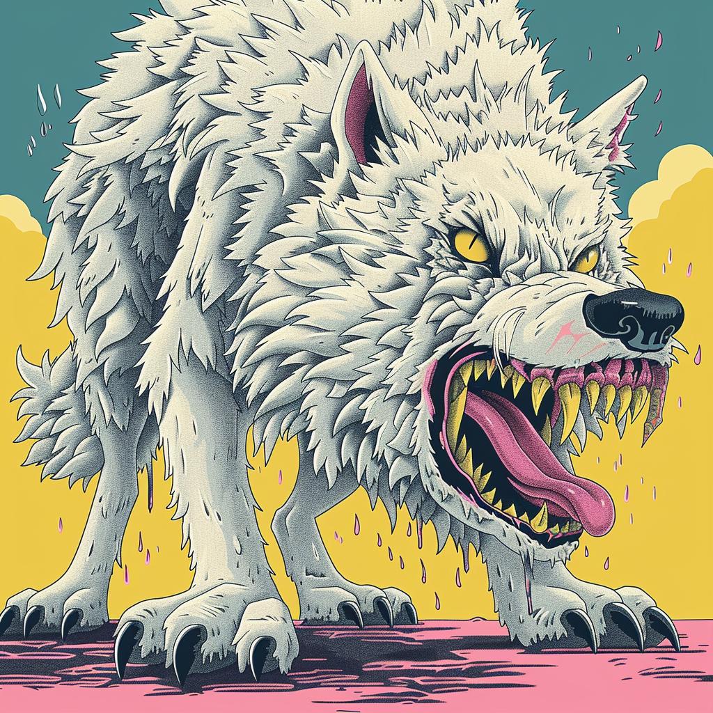 wolf  mythical  creature  teeth  fearsome  white  open  mouth  wildlife  fantasy 928017