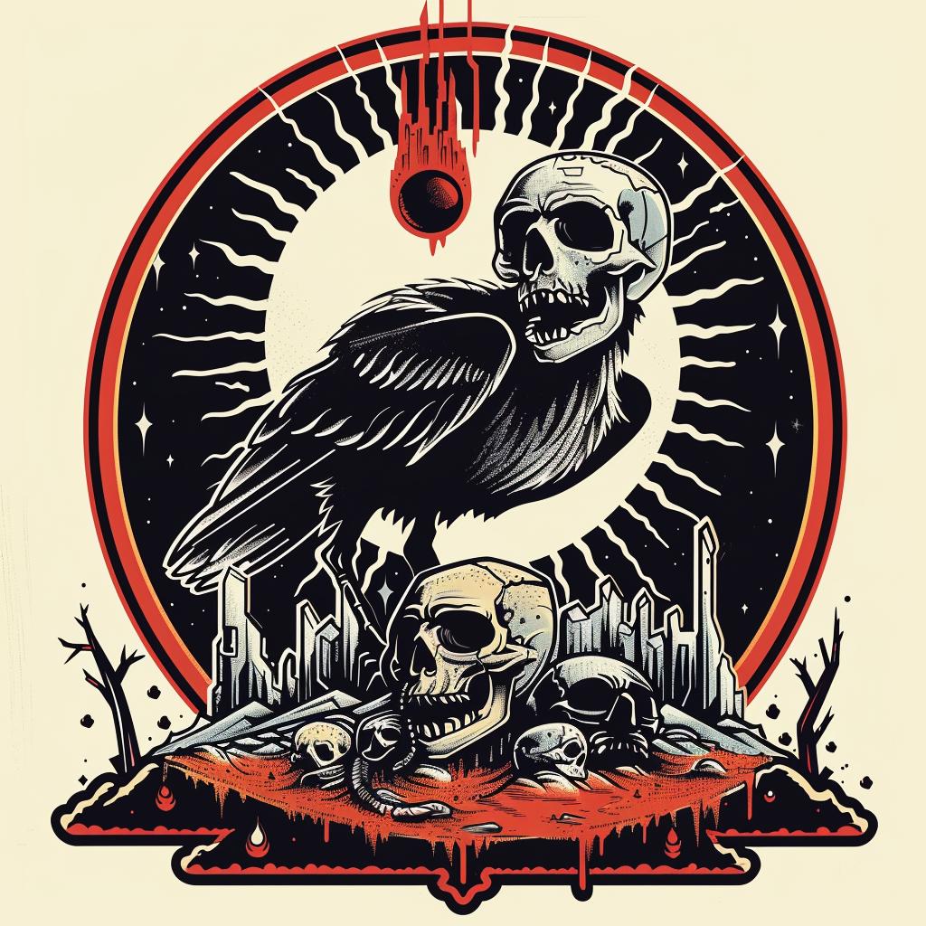 todd  mcfarlane  dark  arts  occult  raven  skull  black  spiritual  terror 930904