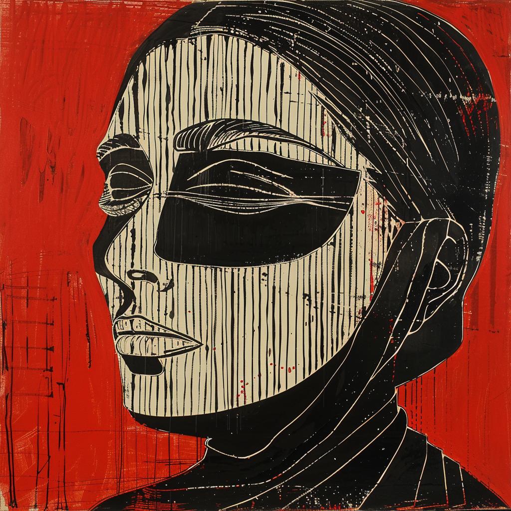 woman  paint  black  red  abstract  expression  emotion  colorful  dynamic  artistic 928177