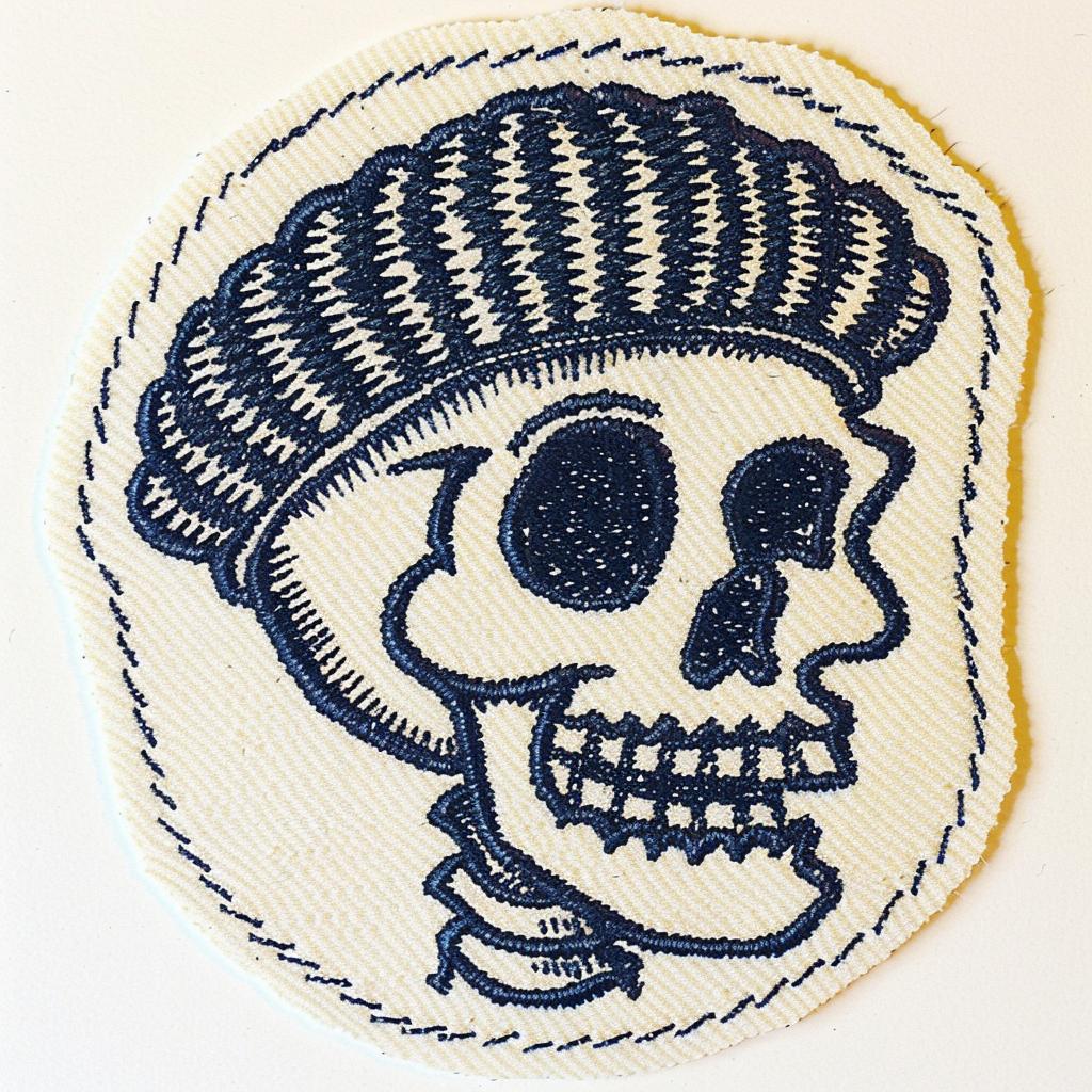 skull  hat  embroidery  patch  streetwear  hip-hop  culture  stylized  simple  art 961226