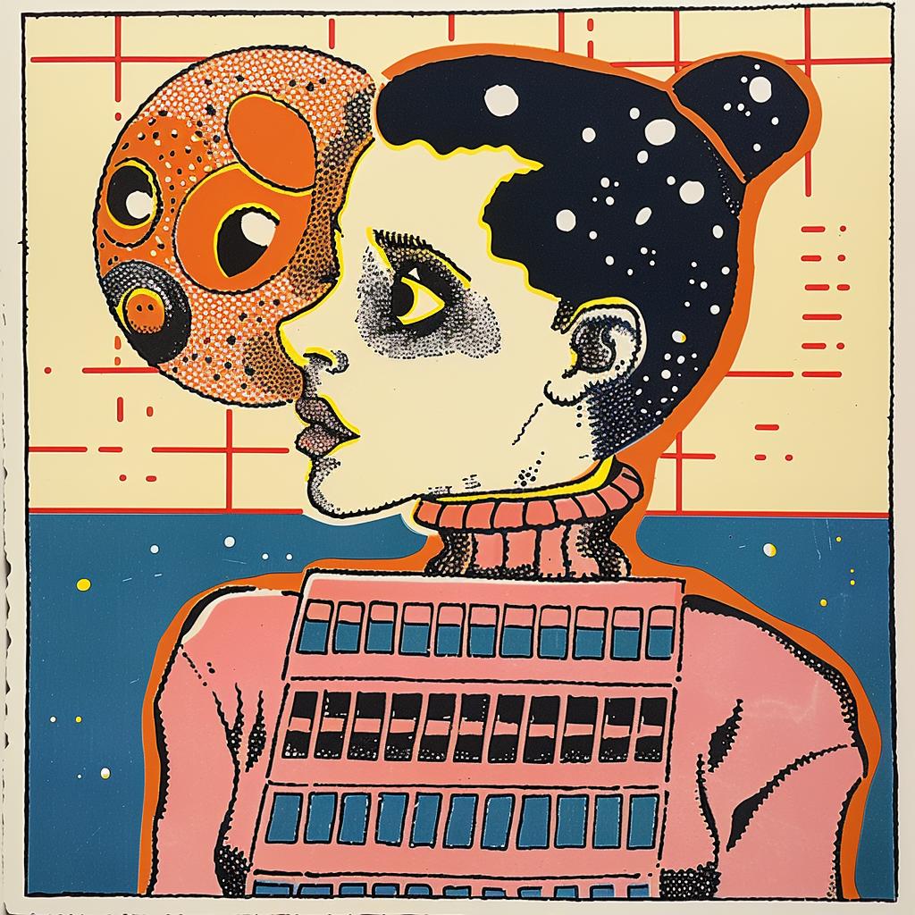 poster  woman  space  suit  sci-fi  collage  design  colorful  futuristic  imaginative 963269