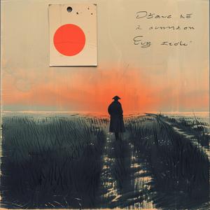 man  field  sunset  landscape  chromolithography  silhouette  orange  nature  scenery  walking 1039585