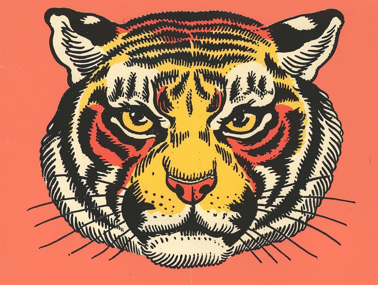 tiger  tattoo  Virgil  Finlay  vintage  sailor  jerry  illustration  animals  art 919335