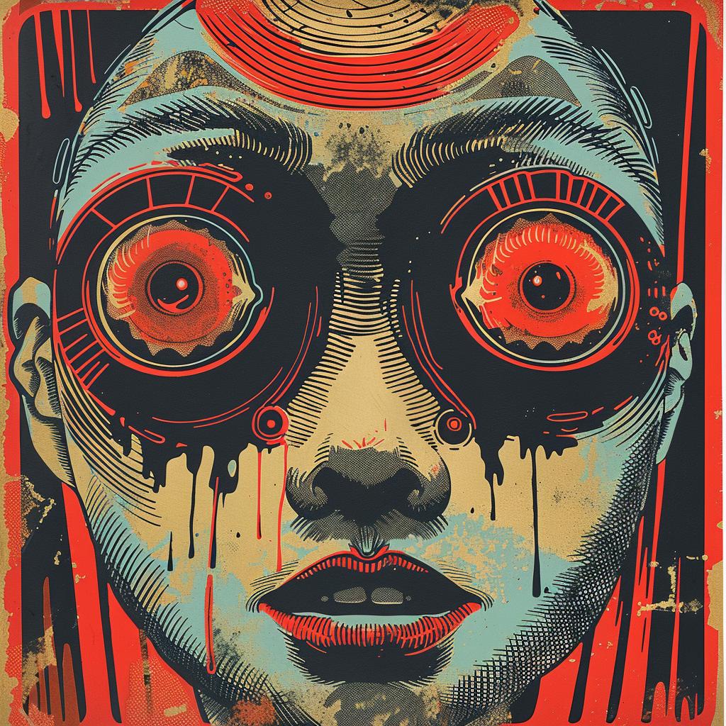 chromolithography  woman  face  eyes  portrait  art  graphic  illustration  surreal  design 1036108