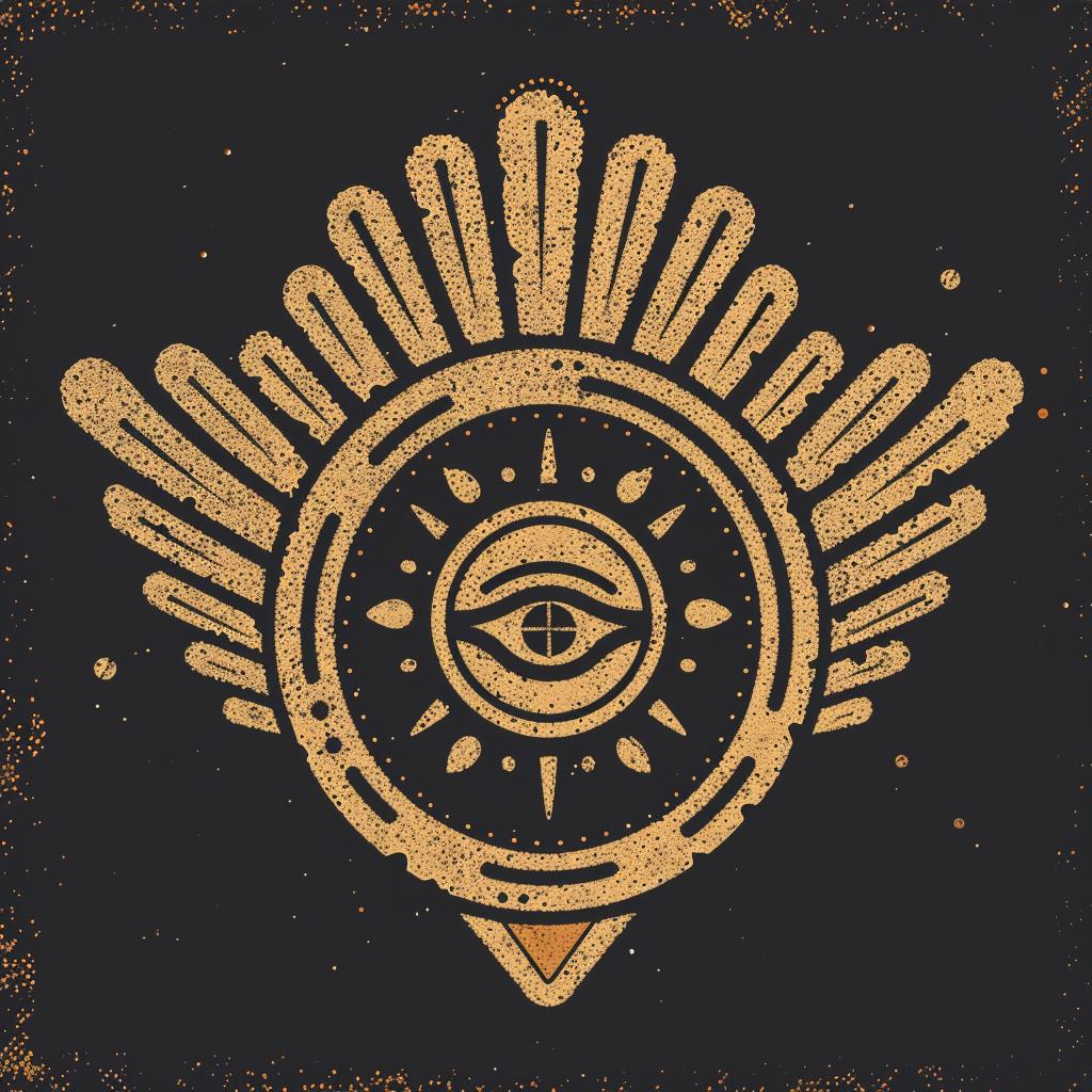 symmetrical  badge  design  naturalistic  spiritual  terror  dark  arts  occult  eye 932308