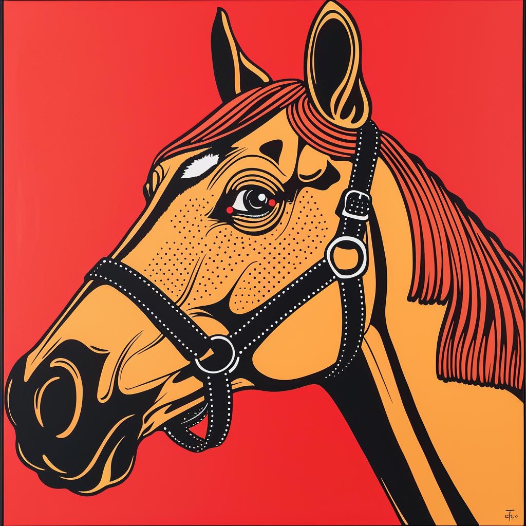horse  painting  red  background  animal  colorful  artwork  landscape  dynamic  style 1022195