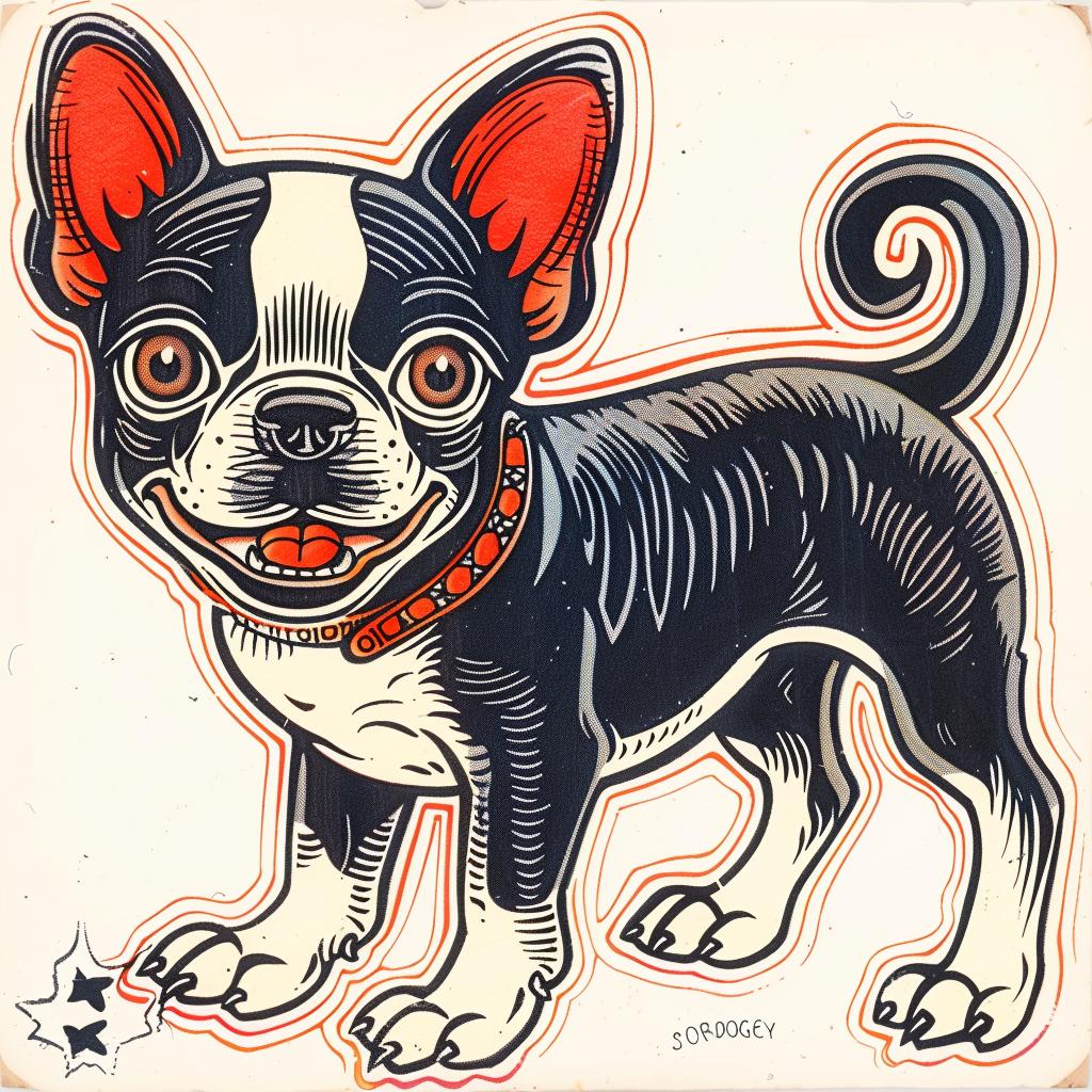 dog  sticker  collie  playful  cute  pet  cartoon  animal  collar  friendly 943188