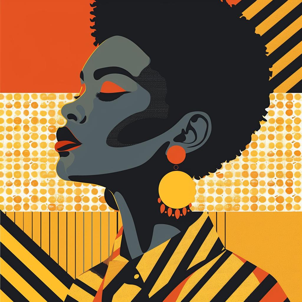 abstract  art  portrait  minimalist  woman  elegance  geometric  colorful  modern  stripes 929472
