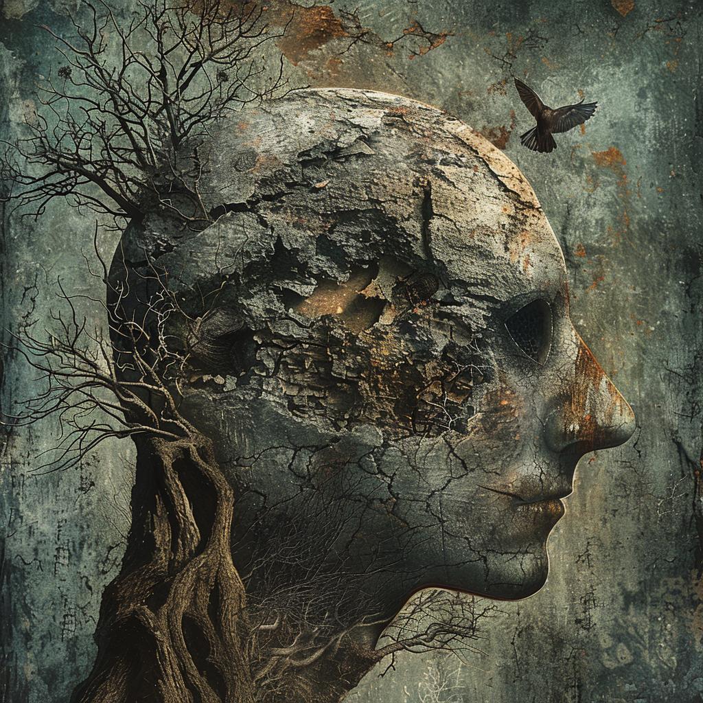 painting  man  tree  growing  head  naturalistic  spiritual  introspective  occult  Thomas 976251