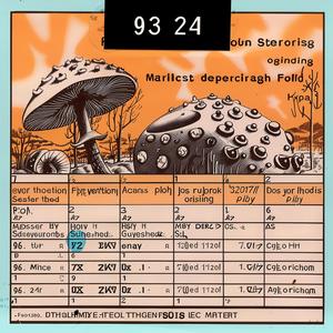 chromolithography  white  peach  surrealism  dada  weird  poster  monster  mushroom  forest 1037311