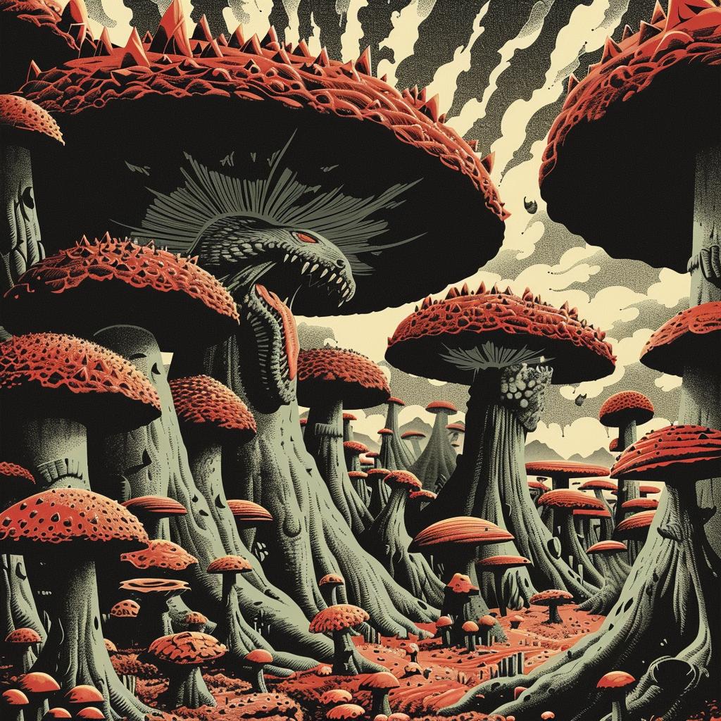 creature  mushroom  forest  protect  band  artwork  illustration  whimsical  fantasy  magical 946367