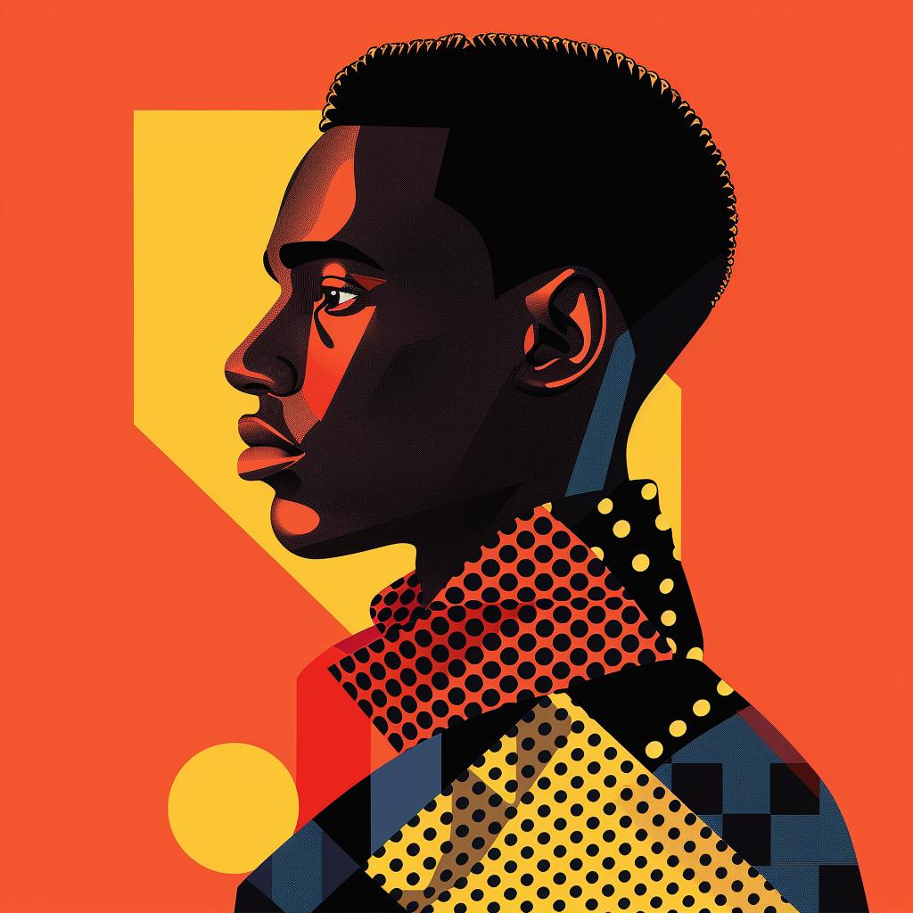abstract  portrait  minimalist  geometric  colorful  stylish  modern  man  bold  clean 929264