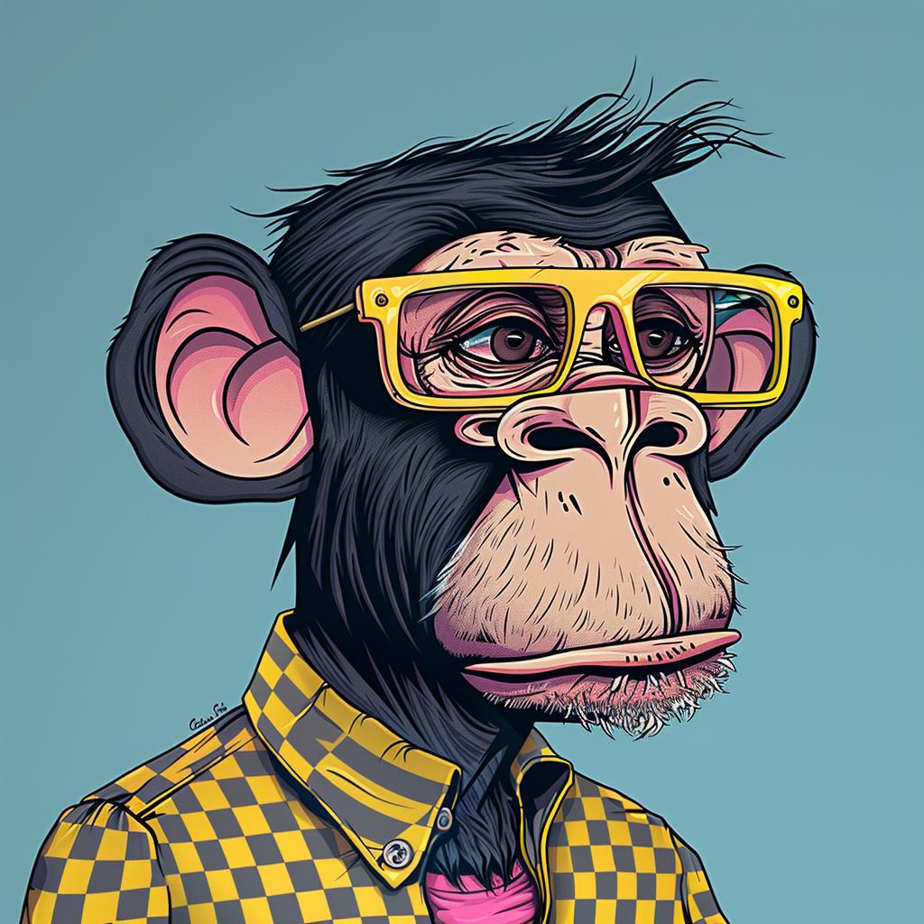 chimp  sunglasses  shirt  tie  1980s  design  cute  adorable  naturalistic  occult 923572