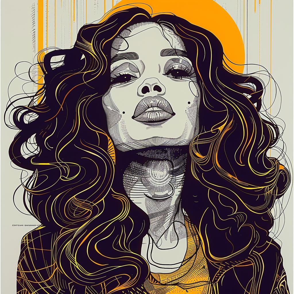 PopArt  Kerry  Washington  African-American  model  longhair  sun  woman  Troy  Brooks 938996
