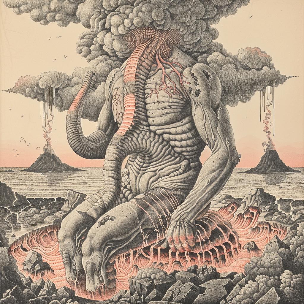 monster  drawing  horror  mountain  smoke  eerie  figure  fantasy  dark  illustration 949215