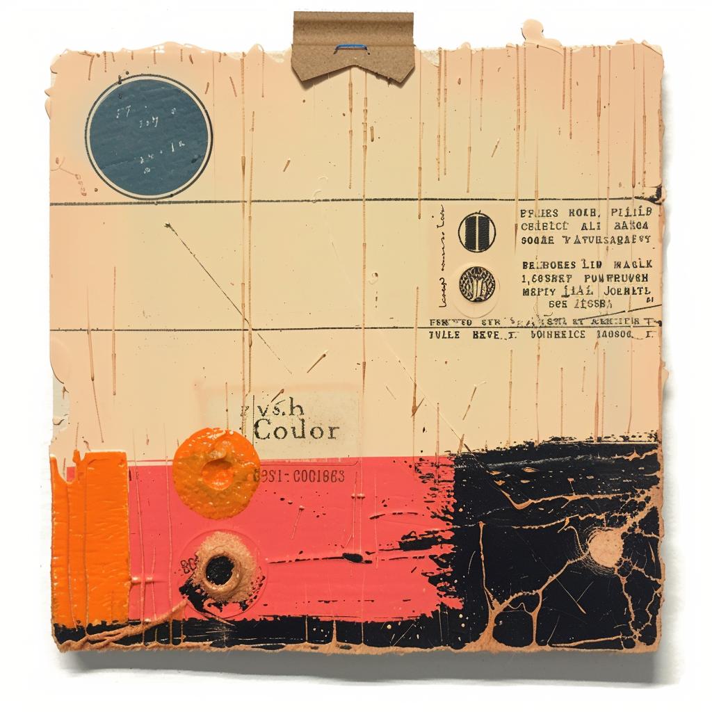 paper  design  orange  blackwhite  encaustic  impasto  abstract  creative  colorful  artistic 1015898