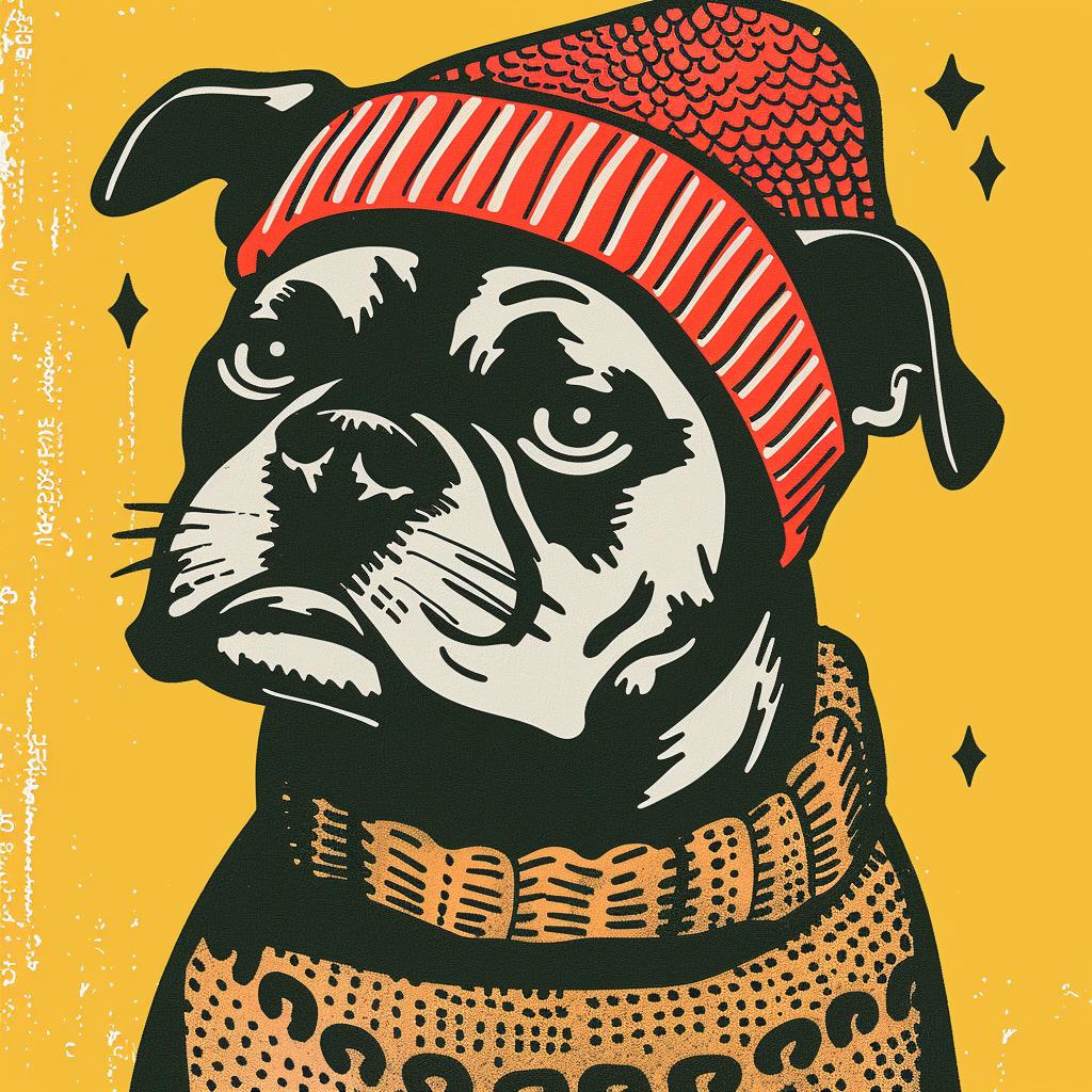 dog  knitted  hat  sweater  cane corso  aggressive  minimal  style  scarf  animal 956584