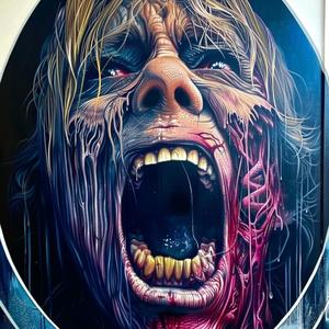 zombie  blood  mouth  horror  dripping  painting  creepy  art  fictional  1997 1036826