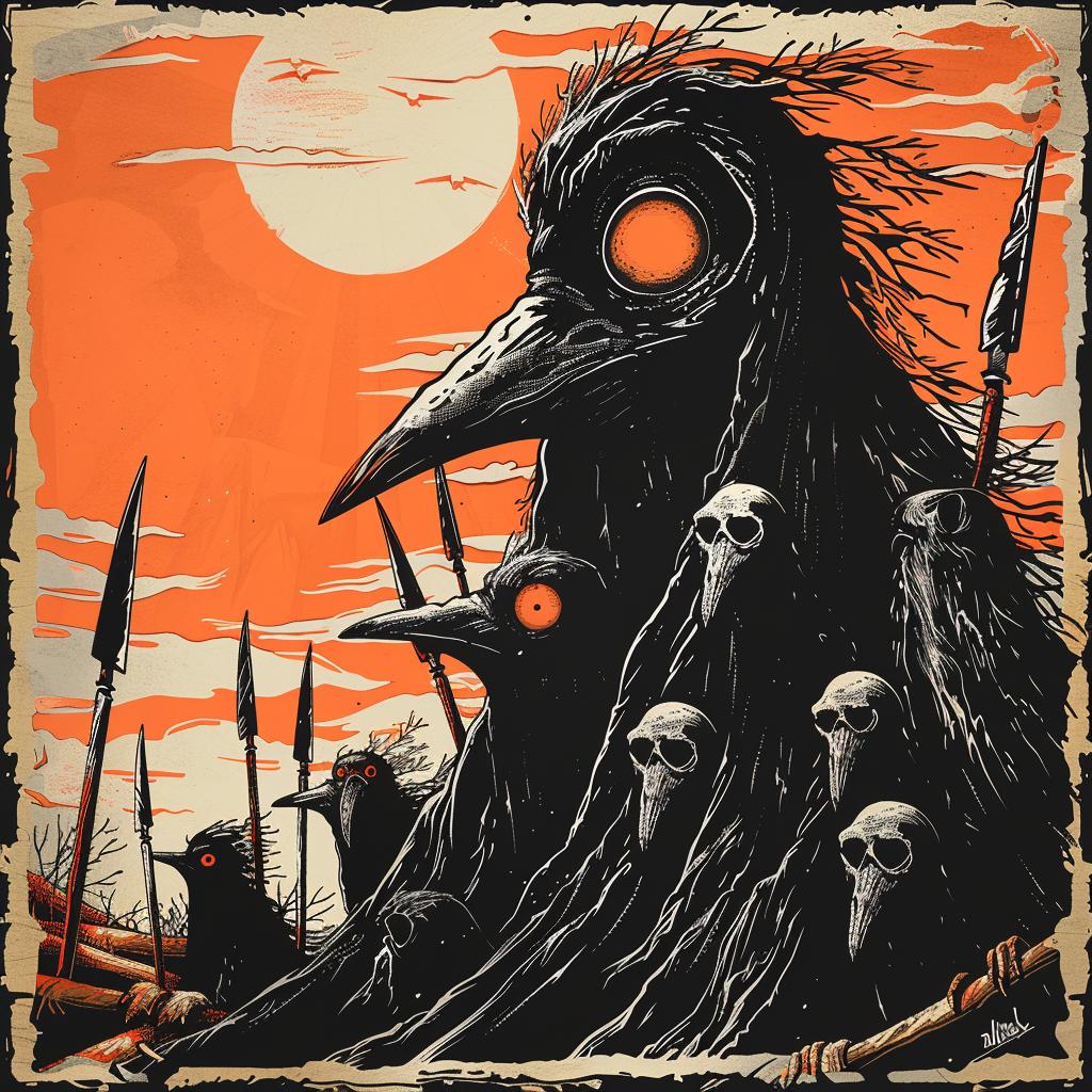 crowd  poster  illustration  dark  mcfarlane  occult  spiritual  art  naturalistic  design 928299