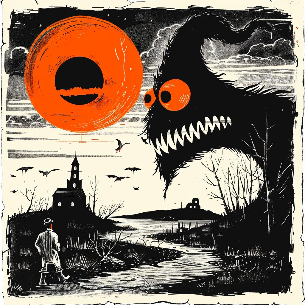 album  cover  moon  harsh  mistress  illustration  Shaun  Tan  Gorey  art 927359