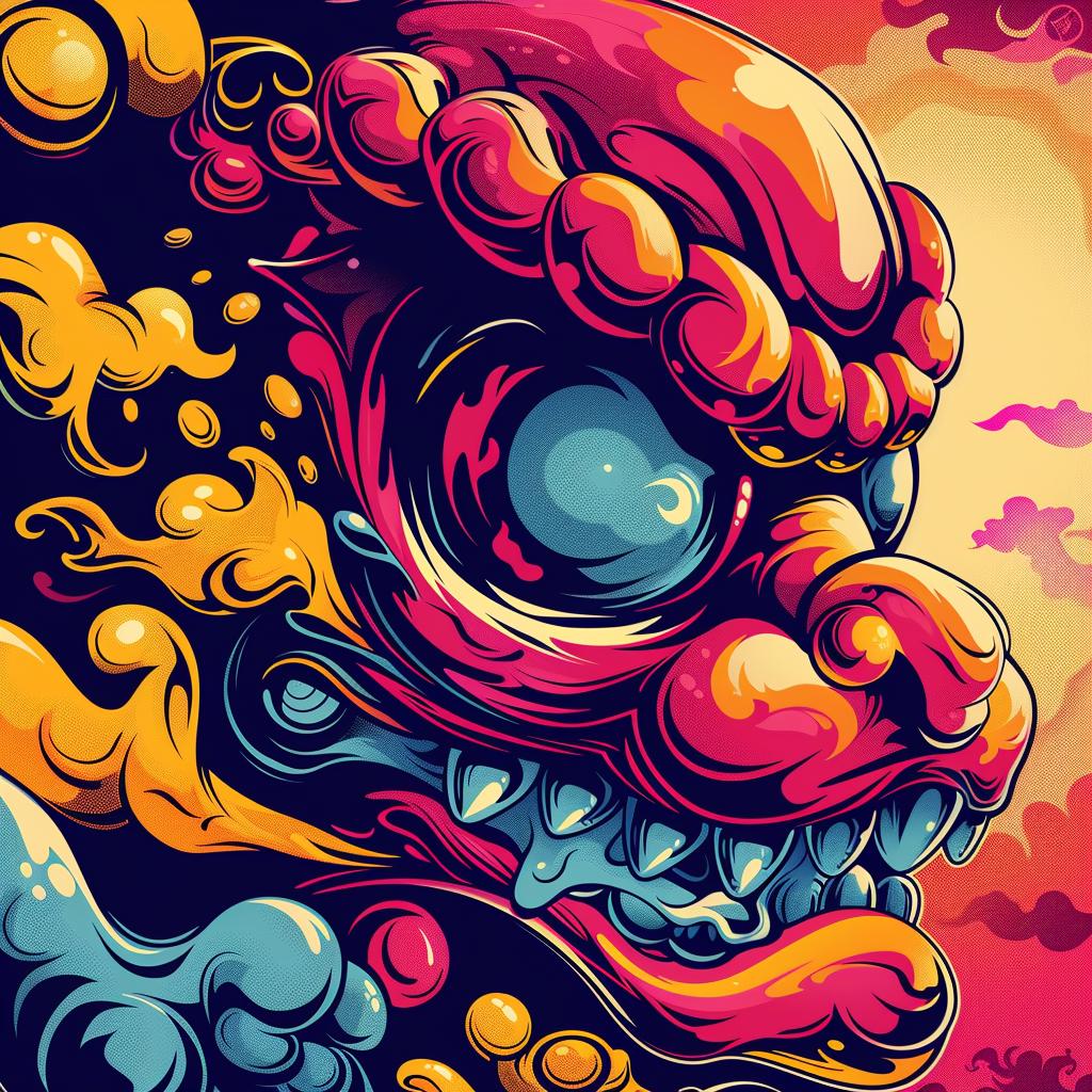 dragon  colorful  illustration  fantasy  vibrant  whimsical  art  surreal  large-head  imaginative 941565