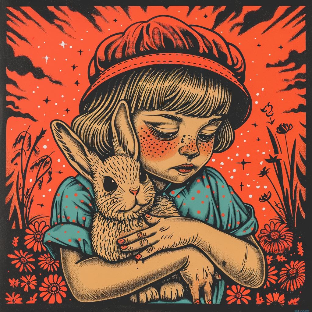 girl  rabbit  naturalistic  spiritual  terror  occult  introspective  dark  arts  holding 926253
