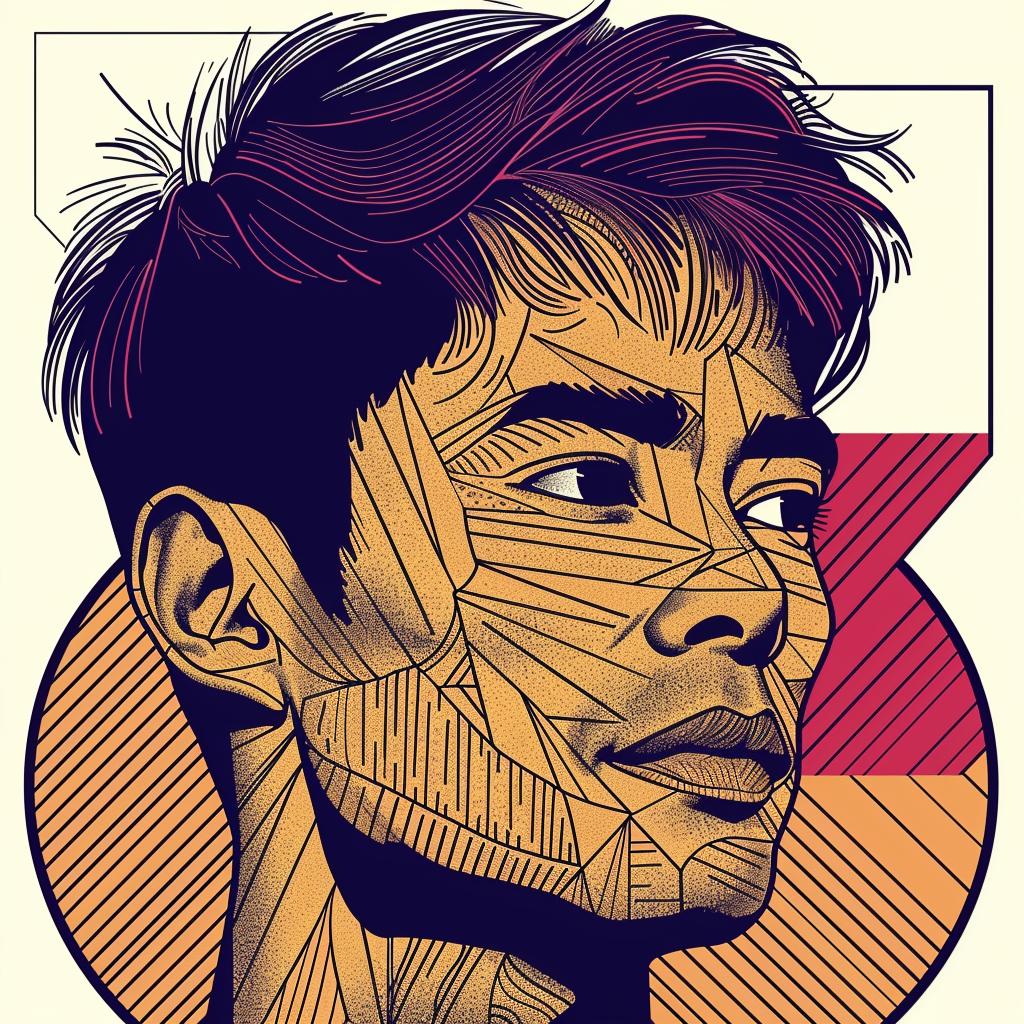 Digital  Art  Pop  Art  Asian  Man  Contemporary  Design  Colorful  Stylized 937227