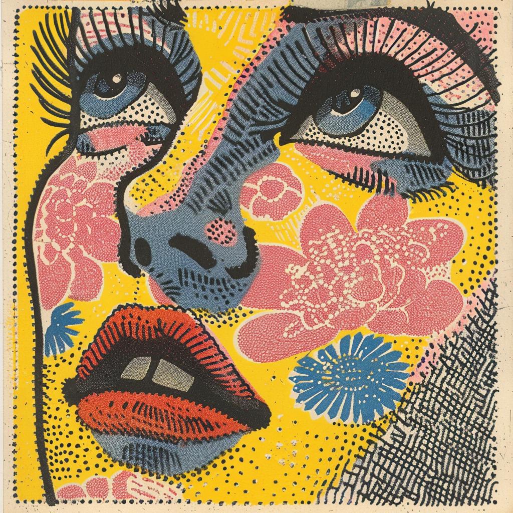 album  cover  portrait  woman  flowers  surreal  colorful  Japanese  Ukiyo-e  creative 916963