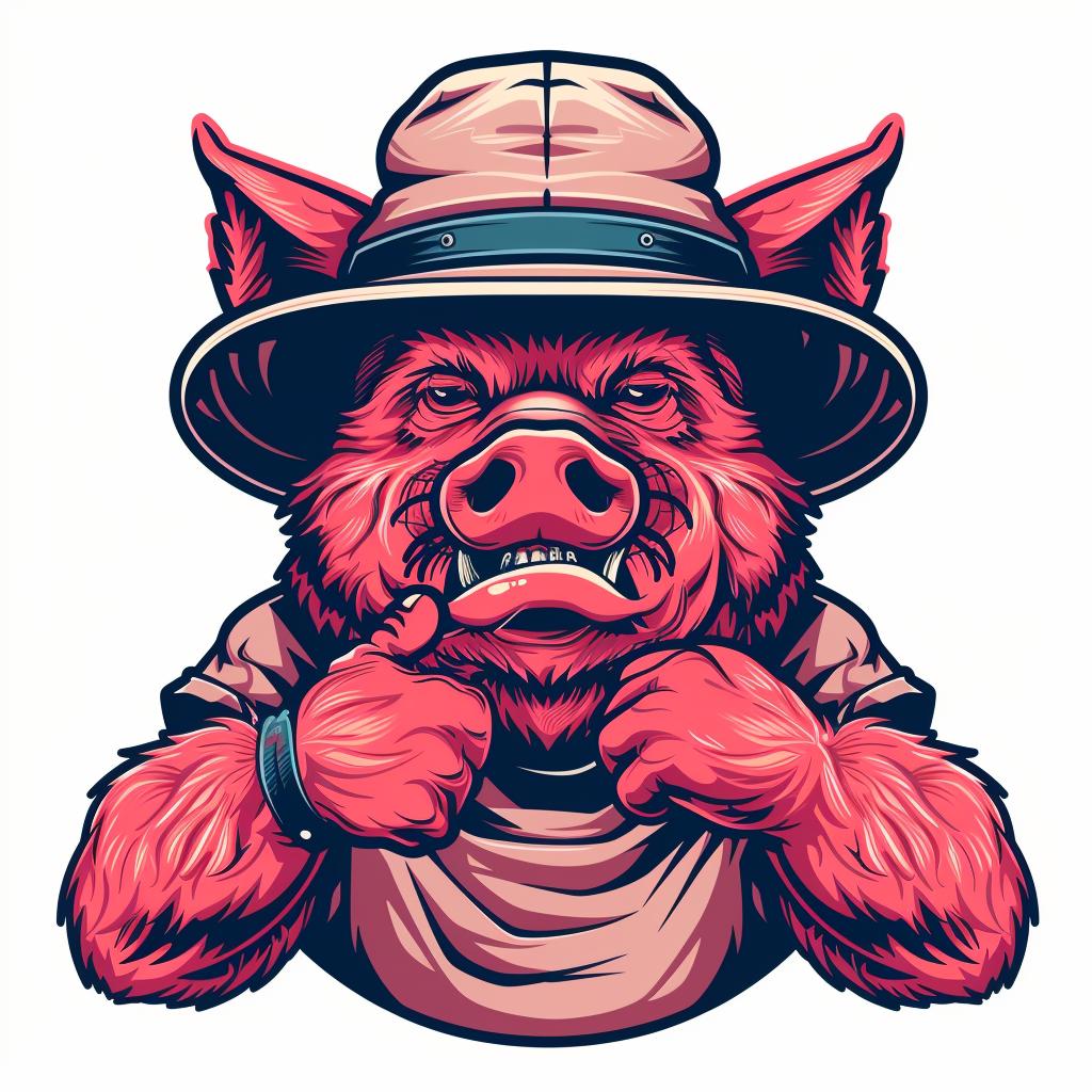 aggressive  streetwise  pig  hat  shirt  urban  minimalist  character  culture  animal 958759
