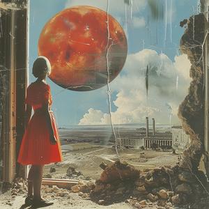 surrealism  collage  montage  1990s  advertisements  juxtaposition  irony  woman  red  planet 1041226