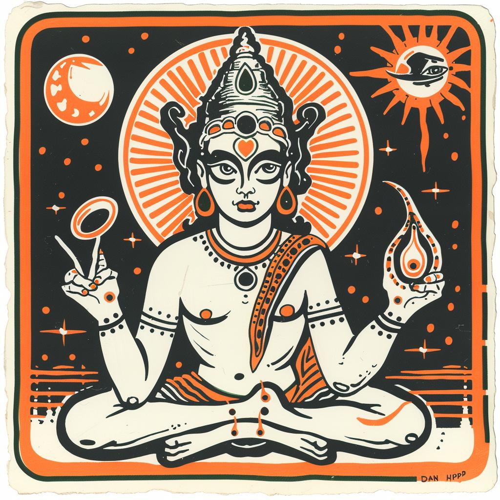 provocative  art  hindu  god  spiritual  dark  occult  introspective  naturalistic  poster 935427