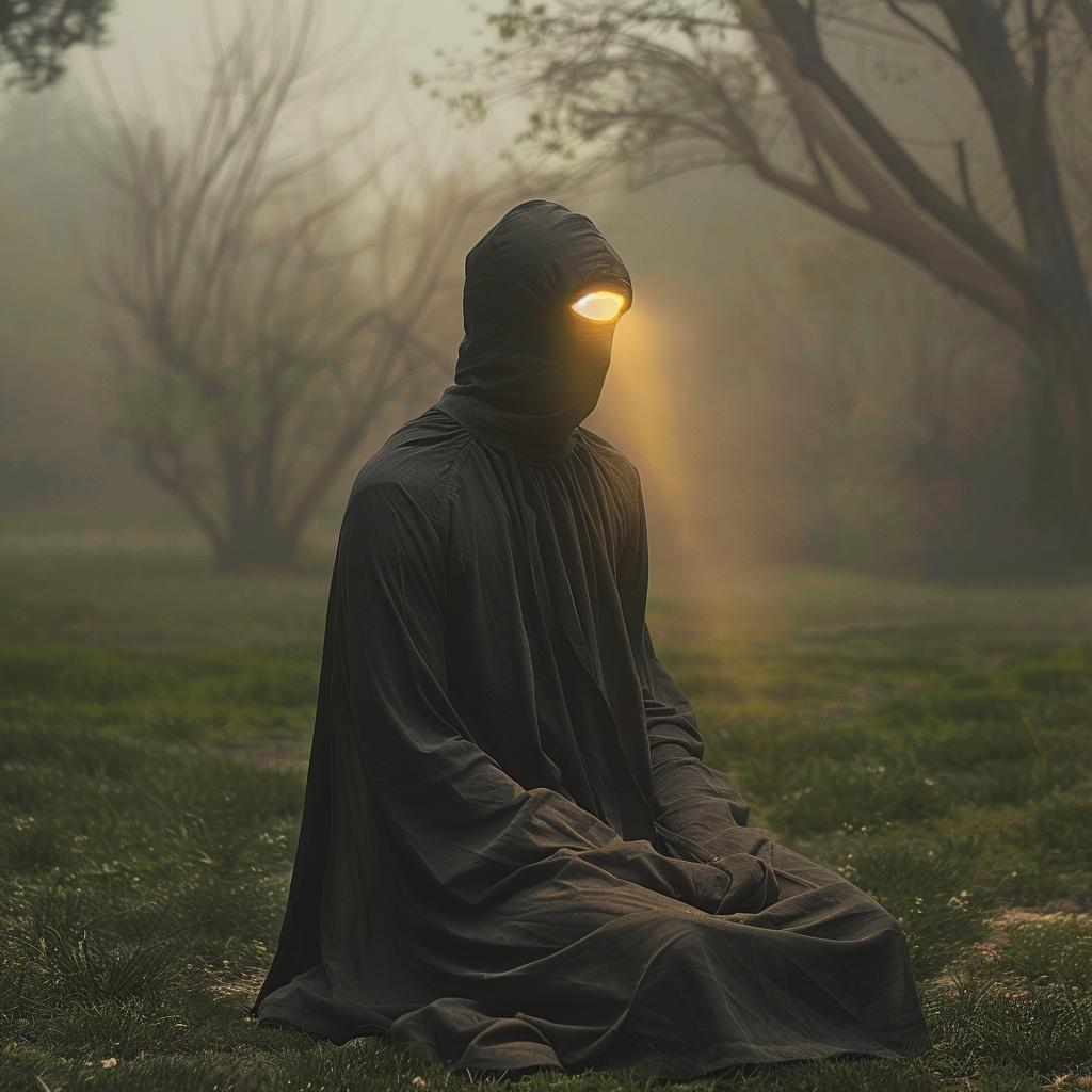 surreal  occult  sci-fi  photo  dark  lighting  glow  mystical  hooded  figure 965946
