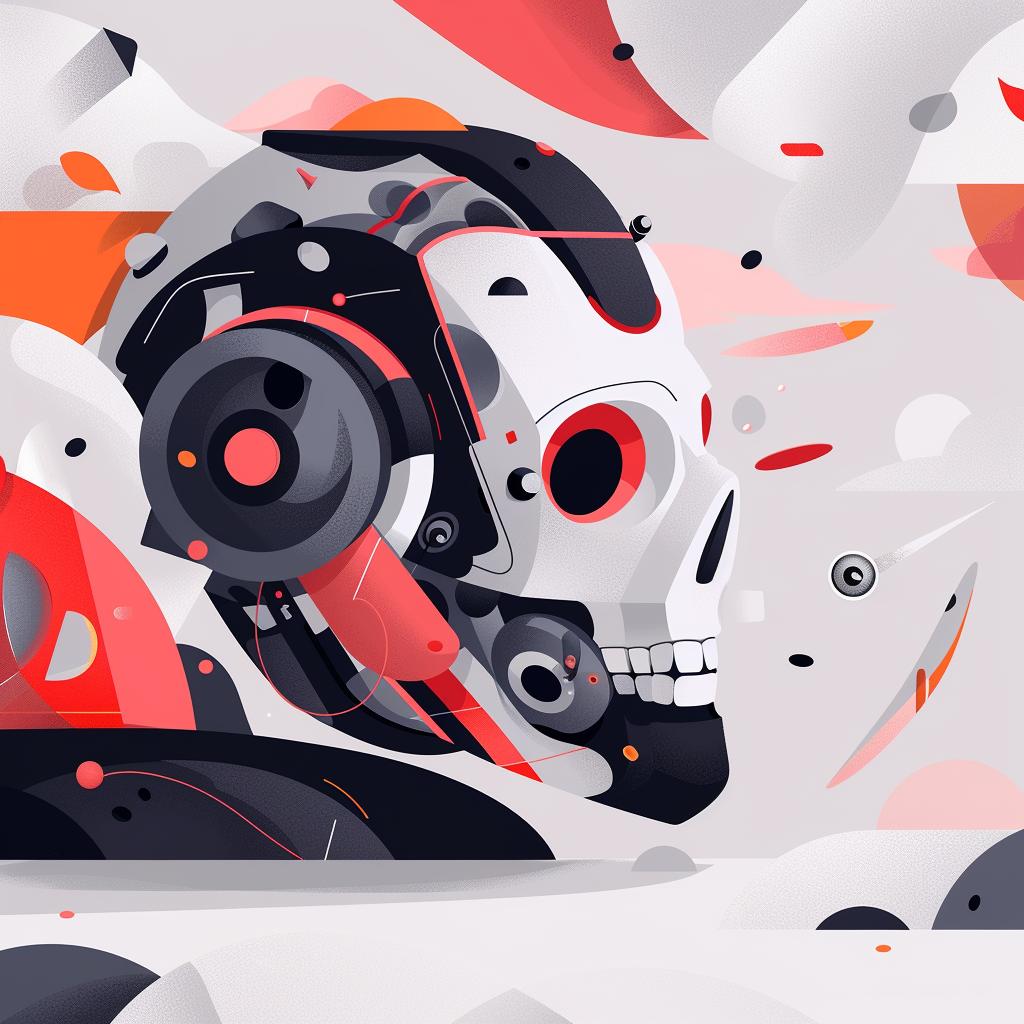 monster  robot  cyborg  skull  digital  illustration  art  graphic  design  face 944001