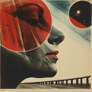 poster  woman  face  red  black  background  art  design  dramatic  portrait 1039915