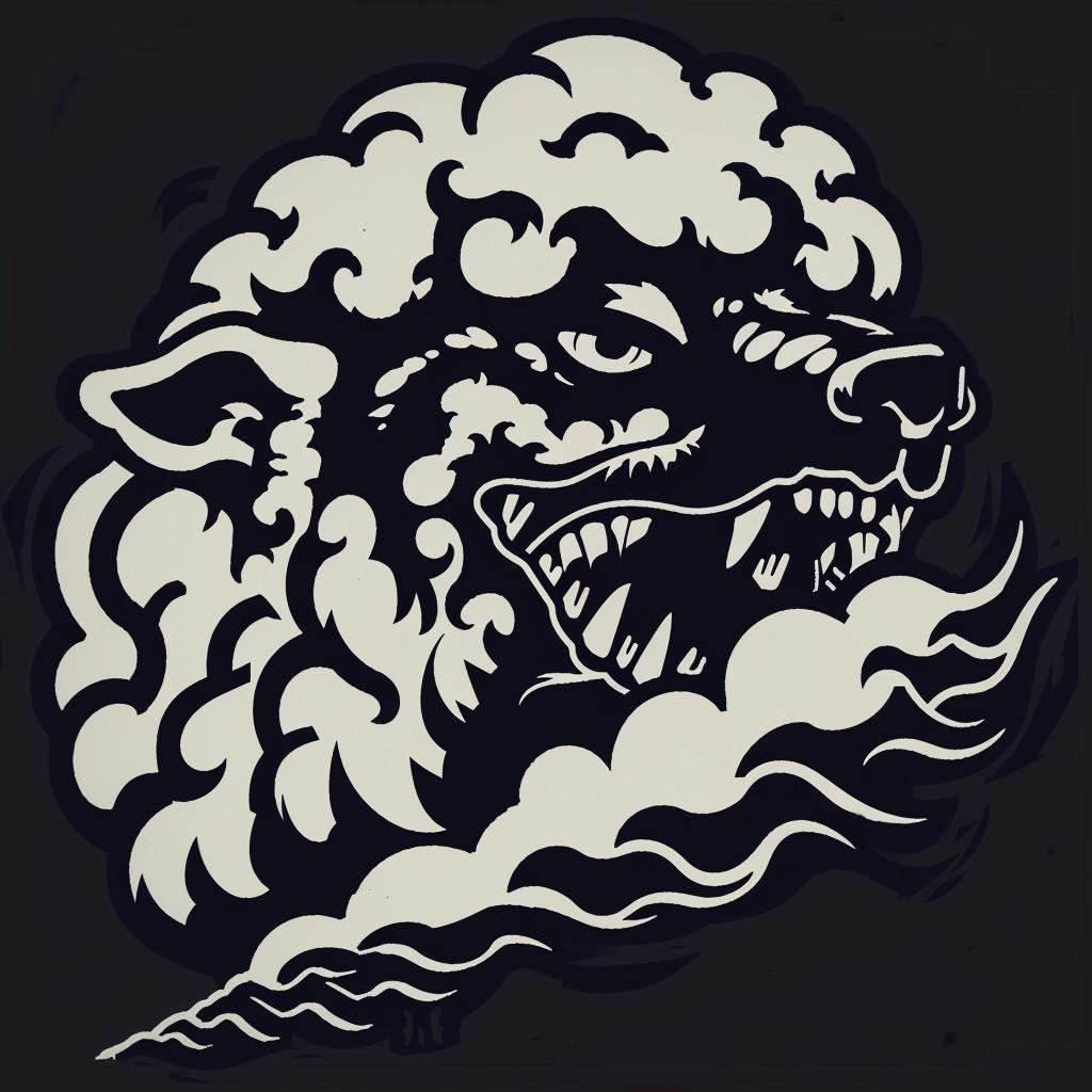 wolf  tattoo  head  stylized  design  graphic  animal  art  illustration  dark 940094