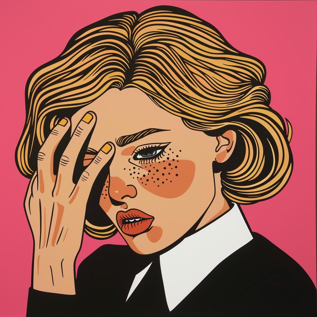 shame  woman  hand  face  expression  painting  emotive  introspection  artwork  portrait 1022203