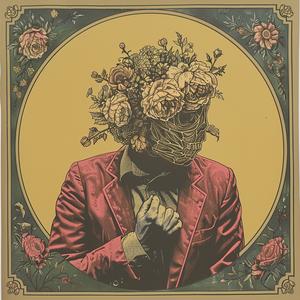 surreal  male  flowers  suit  abstract  colorful  symbolist  playful  psychedelic  portrait 1079245