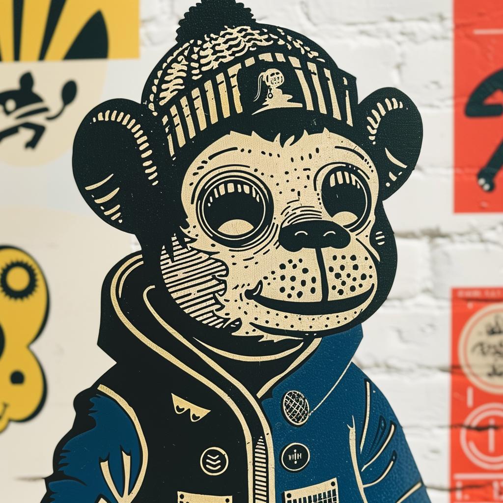 aggressive  animal  streetwise  urban  poster  minimalist  fashion  cap  jacket  monkey 957854