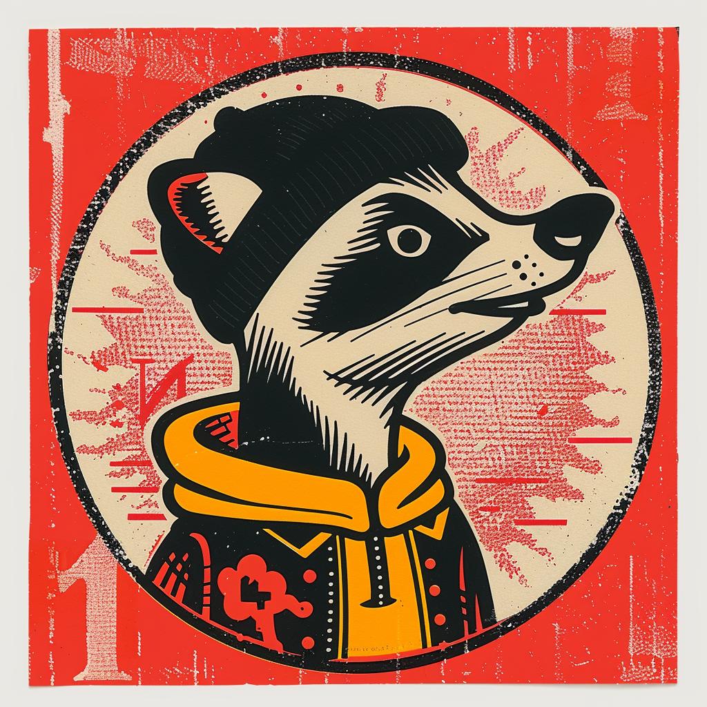 aggressive  streetwise  badger  poster  minimal  culture  urban  animal  hoodie  urban 956750