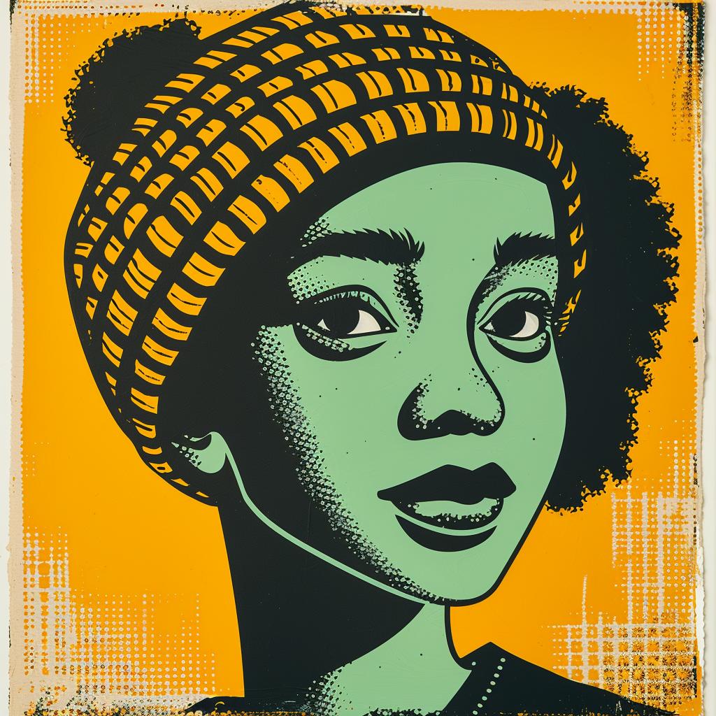 poster  female  teenager  afro  cap  street  culture  simple  urban  art 956771