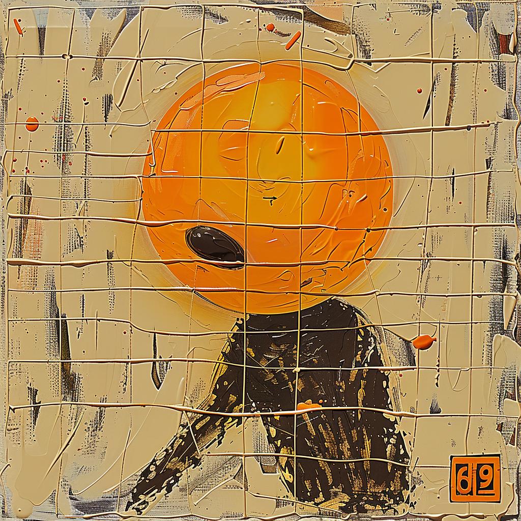 painting  ball  abstract  orange  face  colorful  graphic  expression  artwork  stylize 951317