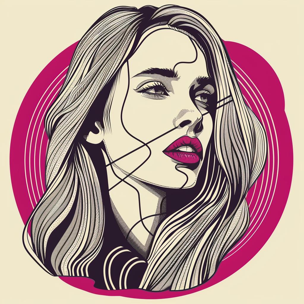 PopArt  blonde  woman  portrait  digital  vector  beautiful  longHair  colorful  design 937068
