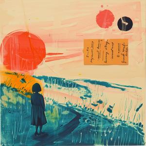 woman  field  sun  painting  landscape  harmony  nature  colorful  outdoor  figurative 1063368