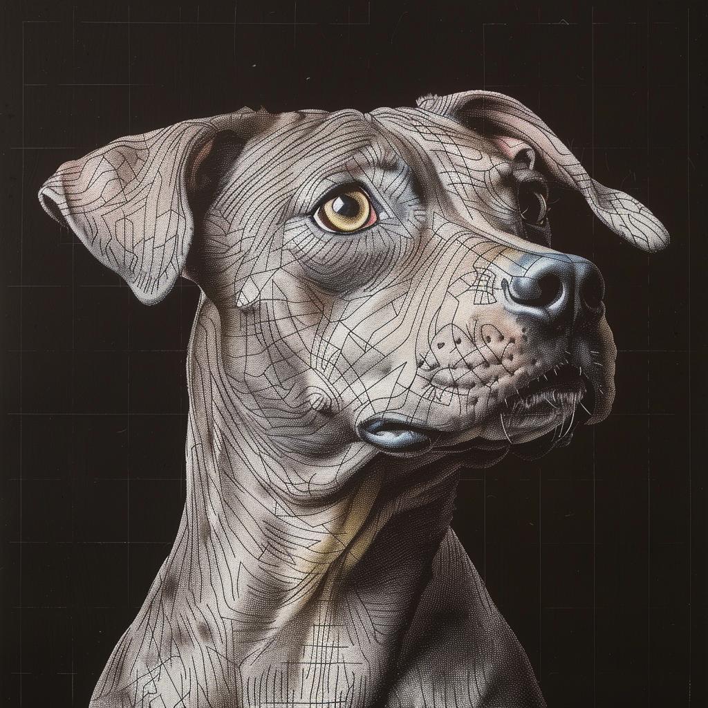 dog  black  painting  artwork  background  animal  realism  canine  illustration  canvas 1015381