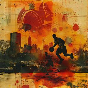 basketball  players  NYC  sunset  park  city  action  sports  urban  dynamic 1072329