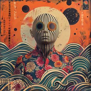 abstract  synthwave  floral  symmetry  occult  tattoo  bold  stripes  minimal  artnouveau 1038914