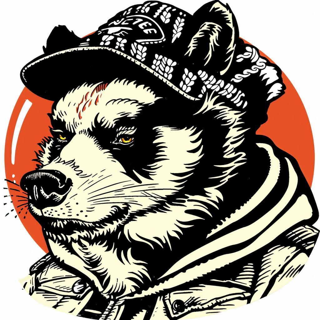 aggressive  streetwise  anthropomorphic  animal  hat  jacket  minimal  urban  culture  cartoon 959054